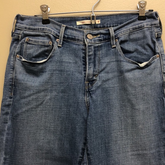 Women's Levi's® 505™ Straight Jeans 8M W29XL32 - Picture 6 of 15